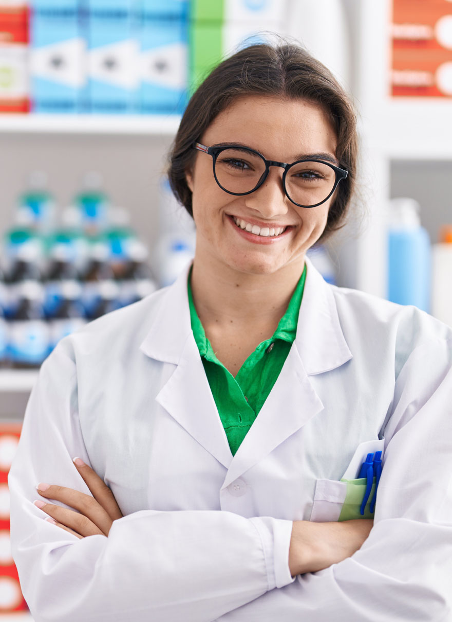 Scientific chemist doctor analyzing virus disease developing infection treatment